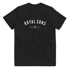 Royal Sons - Arched Logo Youth Tee - White